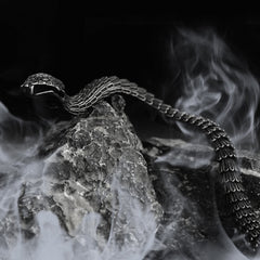 Viking Snake Jrmungandr Stainless Steel Bangle Bracelet