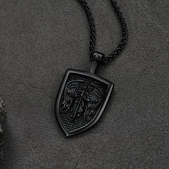 Colar de Proteção Escudo Arcanjo São Miguel Masculino