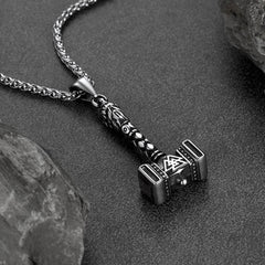 Thors Martelo Colar Viking Mjolnir Charme Masculino
