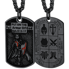 Catholic Knights Templar Dog Tag Necklace Men Women