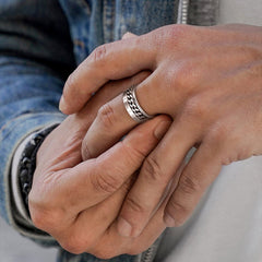 Anel Viking Spinner Masculino Feminino