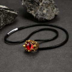 Anel de Sauron com Olho de Motociclista Anel de Garra de Dragão Masculino