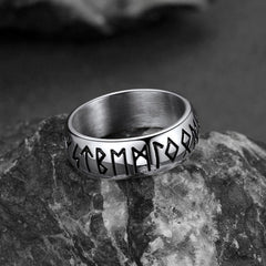 Norse Viking Runes Ring Stainless Steel Ring Men