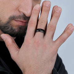 Norse Viking Runes Ring Stainless Steel Ring Men