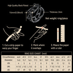 Anel masculino com coroa de espinhos e Jesus cristão