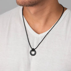 Colar de círculo rúnico viking nórdico masculino e feminino