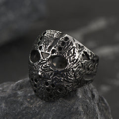 Gothic Jason Voorhees Mask Ring Men