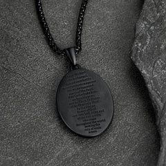 Colar com Medalha Oval Arcanjo São Miguel