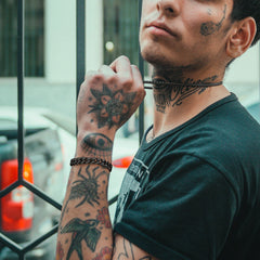 Pulseira de corrente de elos cubanos