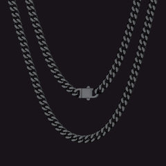 Colar com corrente cubana To My Man Miami, presente de aniversário ou aniversário para ele