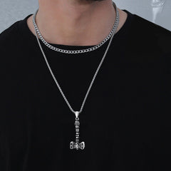 Thors Martelo Colar Viking Mjolnir Charme Masculino