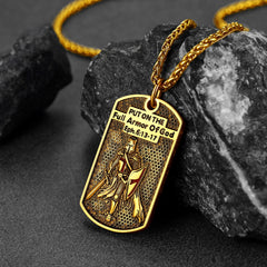 Catholic Knights Templar Dog Tag Necklace Men Women