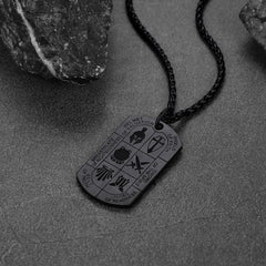 Catholic Knights Templar Dog Tag Necklace Men Women