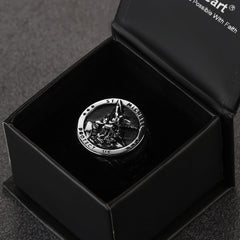 Anel masculino Arcanjo São Miguel Protect US