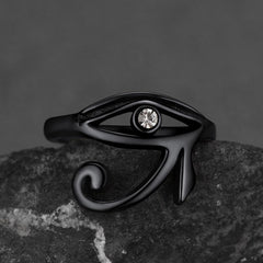 Ancient Egyptian Eye Ra Ring Jewelry Men Women