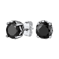 Brincos de rubi celta masculinos em aço inoxidável