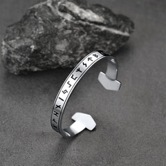 Pulseira de punho Viking Futhark Runas Casaivy