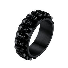 Anel de Caveira Gótica Anel Masculino