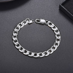 Pulseira de corrente de elos cubanos