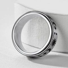 casaivy Ring Mond Stern Sonne