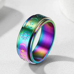 casaivy Ring Mond Stern Sonne