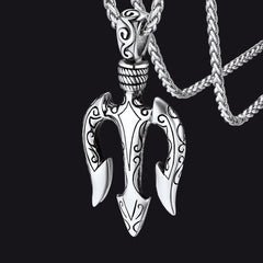 Poseidon Dreizack Halskette Antikes Griechenland Amulett Anhänger