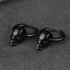 Coole Totenkopf-Creolen für Männer und Frauen