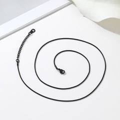 Thin Snake Link Chain Necklace for Women Men 2mm Width