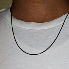 Thin Snake Chain Necklace for Men Women 2mm Width