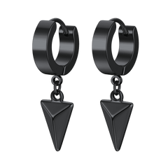 Triangle Spike Dangle Hoop Earrings For Men Women