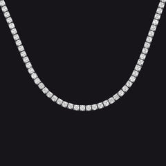 3 mm glitzernde Halskette mit Zirkonia für Männer und Frauen