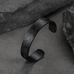 Pulseira de joia viking gravada, pulseira de árvore celta da vida