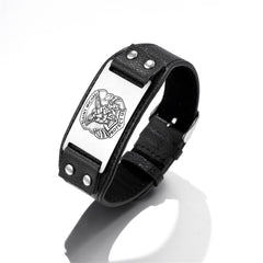 Saint Michael Lederarmband Geschenkarmband