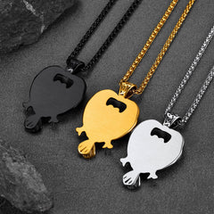 Colar Viking Odins Ravens Pingente Huginn Muninn