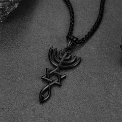 Messianisches Siegel Jerusalem Halskette Amulett Anhänger