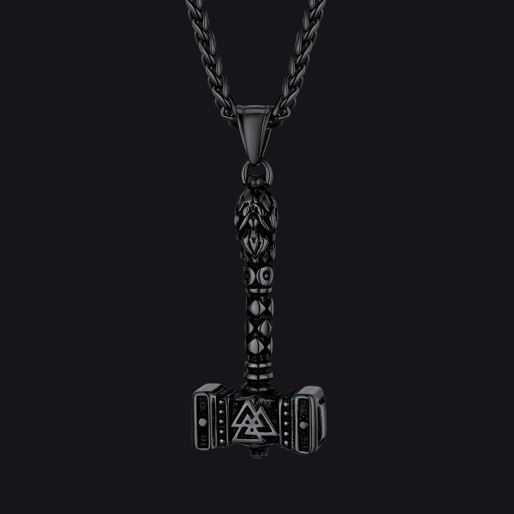 Thors Martelo Colar Viking Mjolnir Charme Masculino