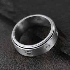 Egyptian Eye Horus Spinning Ring