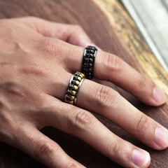 Anel de Caveira Gótica Anel Masculino