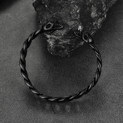 Pulseira de corrente cubana com cabeça de esqueleto e caveira gótica