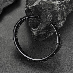 Totenkopf Manschette Gothic Punk Armreifen Armband