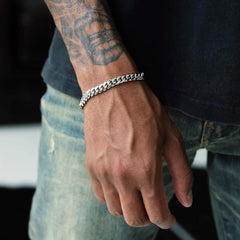Pulseira de corrente cubana Miami com 5/7/9/12 mm de largura