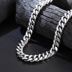 To My Man Miami Cuban Link Chain Halskette, Geburtstags- oder Jubiläumsgeschenk für ihn