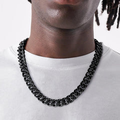 To My Man Miami Cuban Link Chain Halskette, Geburtstags- oder Jubiläumsgeschenk für ihn