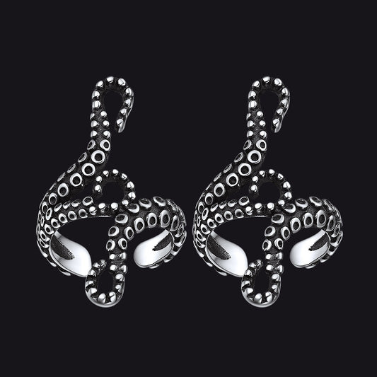 Brincos Ear Cuff de Polvo em Prata de Lei para Homens