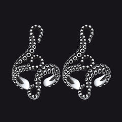 Brincos Ear Cuff de Polvo em Prata de Lei para Homens