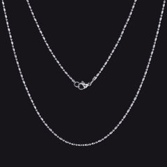 1,5 mm schmale Edelstahl-Kettenhalskette für Männer und Frauen