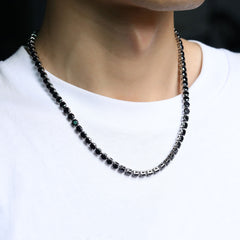 Tenniskette mit Zirkonia-Diamantschliff, für Herren und Damen
