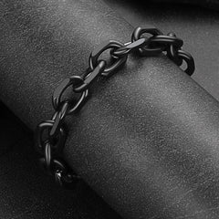 Rolo-Gliederarmband aus Edelstahl