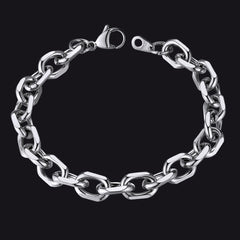 Rolo-Gliederarmband aus Edelstahl