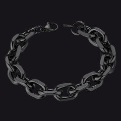 Rolo-Gliederarmband aus Edelstahl